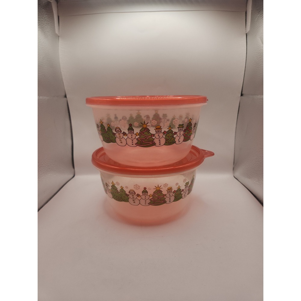 2 Ziploc limited edition holiday food storage containers
